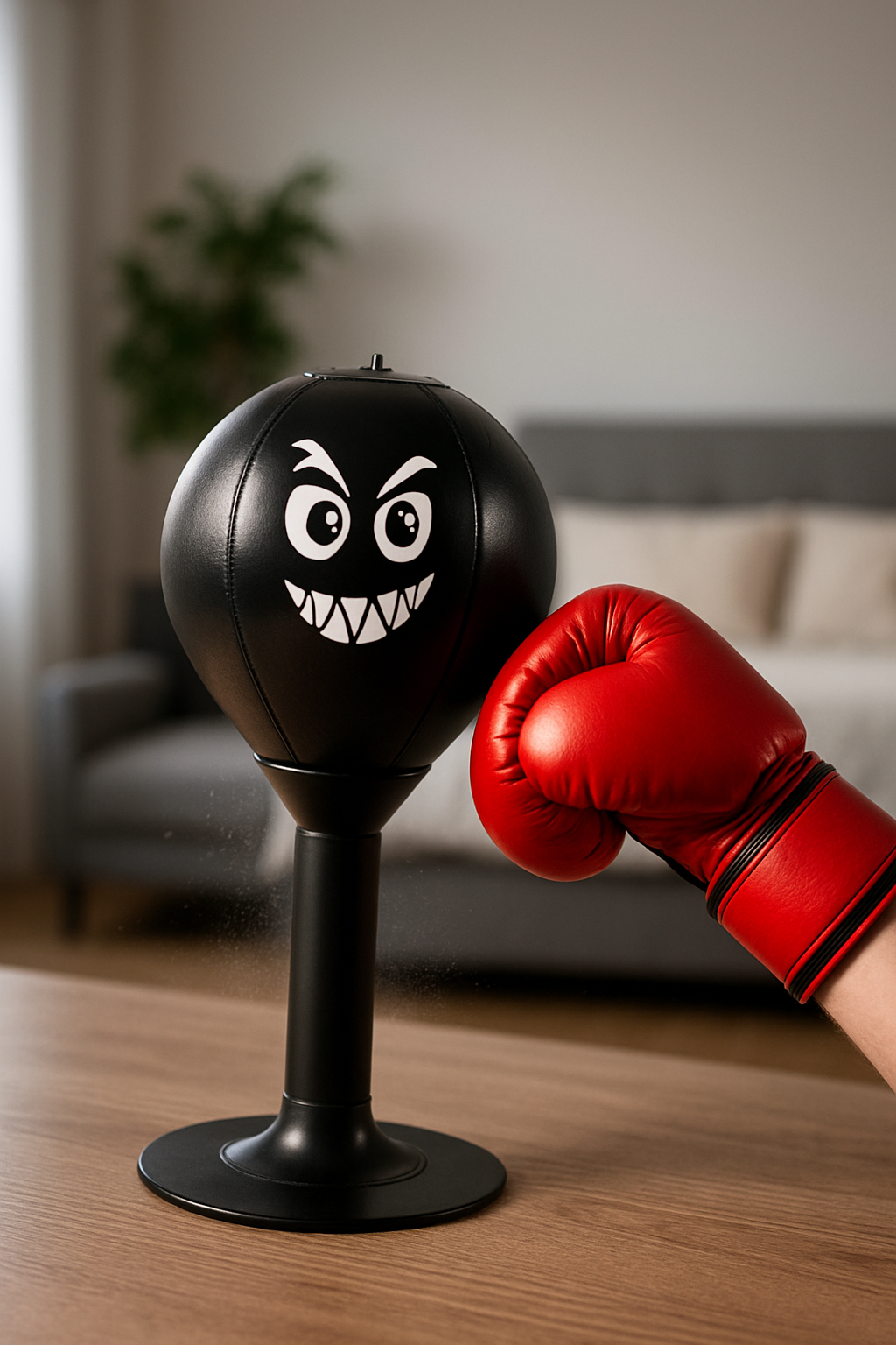Punching Ball de Escritorio – ¡Libera tu estrés con estilo!