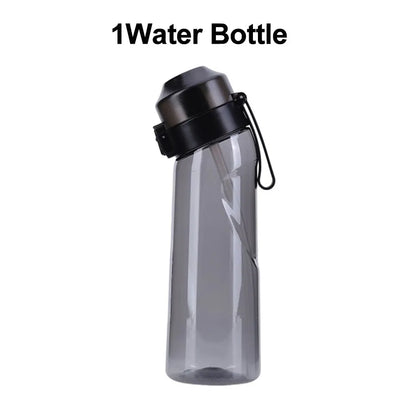Flavored Water Bottle 650Ml Sports Alr up Drinking Bottle 7 Fruit Fragrance Pods Water Cup for Outdoor Camping Fitness Fashion