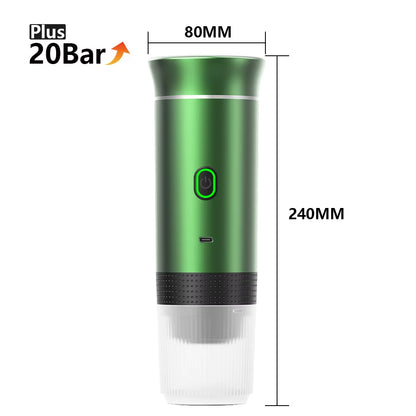 ☕ Cafetera Espresso Portátil Eléctrica 3 en 1 – Disfruta tu café en cualquier lugar