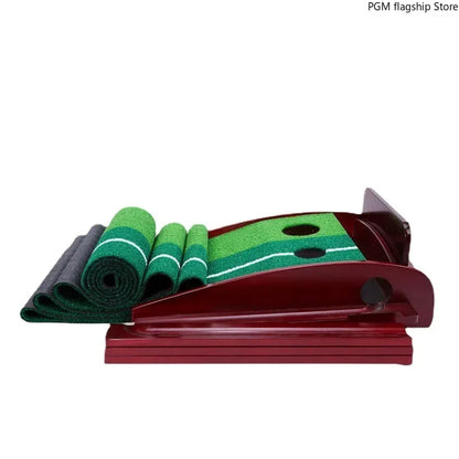 Indoor Golf Solid Wood Putting Practice Device Office Mini Set Home Putting Practice TL024