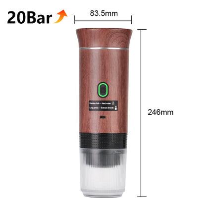 ☕ Cafetera Espresso Portátil Eléctrica 3 en 1 – Disfruta tu café en cualquier lugar
