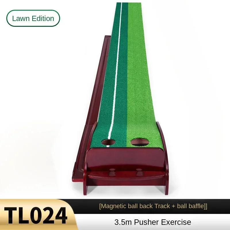 Indoor Golf Solid Wood Putting Practice Device Office Mini Set Home Putting Practice TL024
