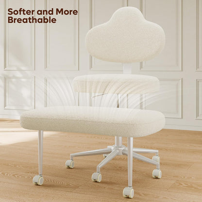 Silla de Oficina Estilo Meditación con Ruedas – Comodidad en Cada Postura